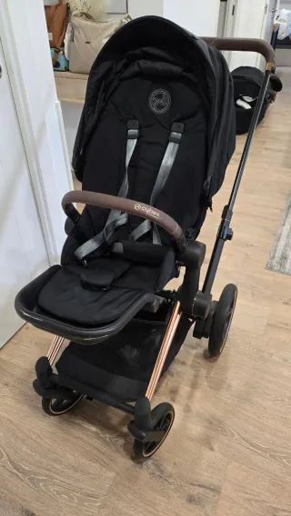 Carrito eléctrico de bebé Cybex Priam Rosegold