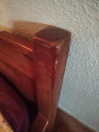Sofá de madera 2 plazas