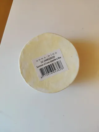 Joyero papel maché artesanal corazón y sol