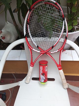 2 Raquetas Tenis Babolat con Bolsa y 3 Pelotas