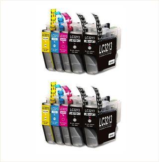10x Tinta LC3213 Compatibles Brother