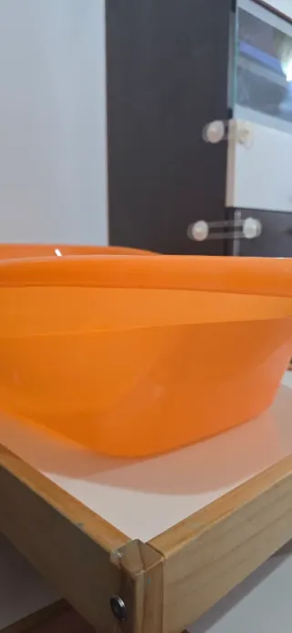 Bañera para bebé naranja