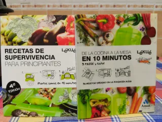 Lekue Estuche Vapor + Molde Huevos + Libros