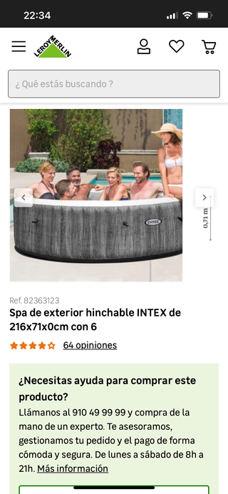 Spa gonfiabile INTEX da esterno Jacuzzi