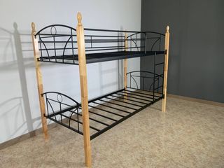 Litera convertible 90x190cm metal y madera