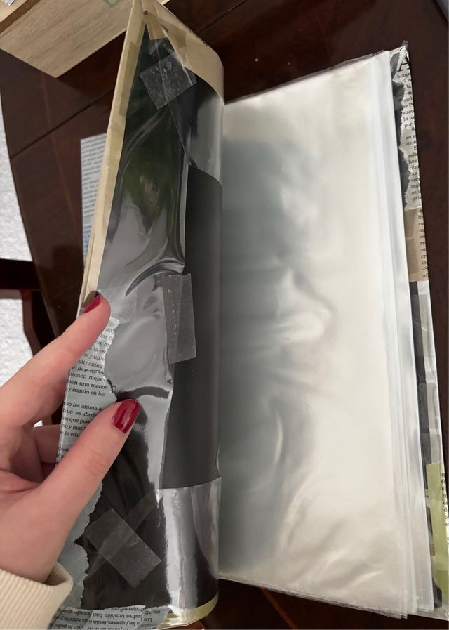 Carpeta fundas forrada