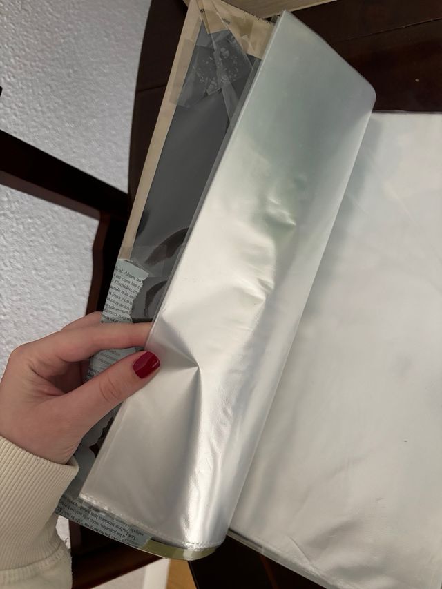 Carpeta fundas forrada