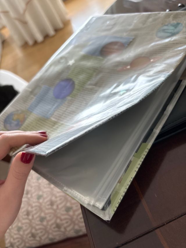 Carpeta fundas forrada