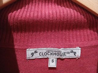 Jersey lana magenta cuello botones