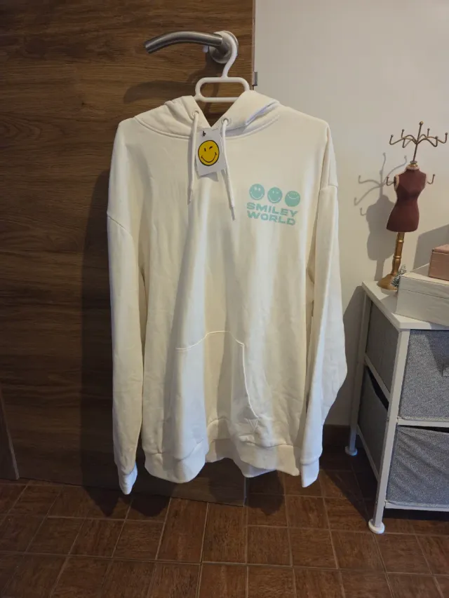 Sudadera Smiley World blanca