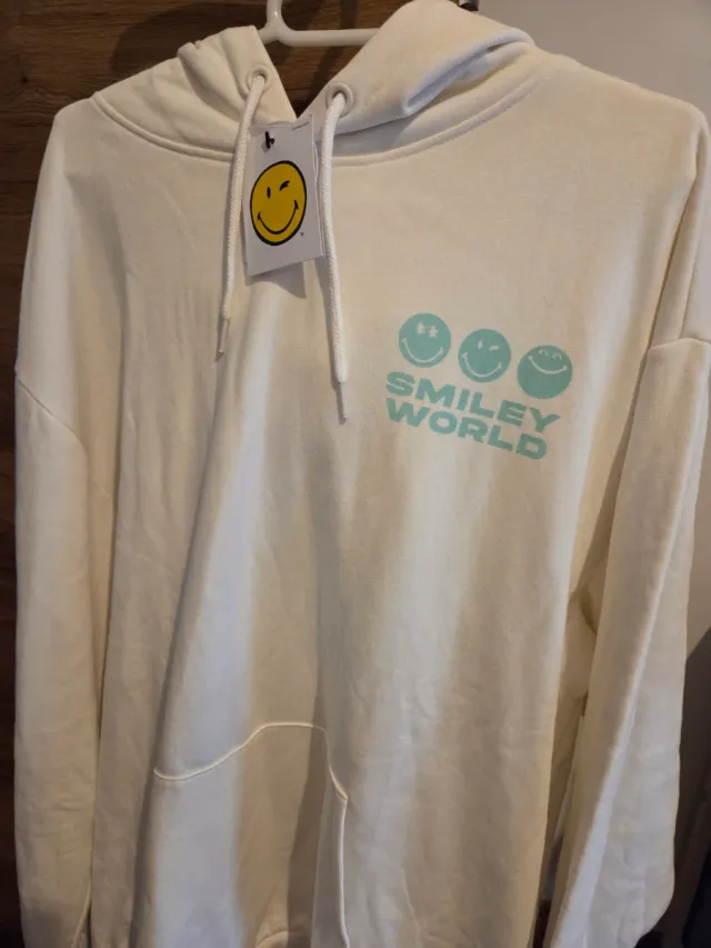 Sudadera Smiley World blanca