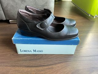 Zapatos Lorena Massó Piel Merceditas T.39