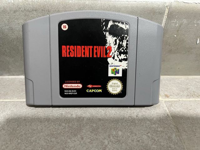 Resident Evil 2 N64 Manuale e Cartuccia