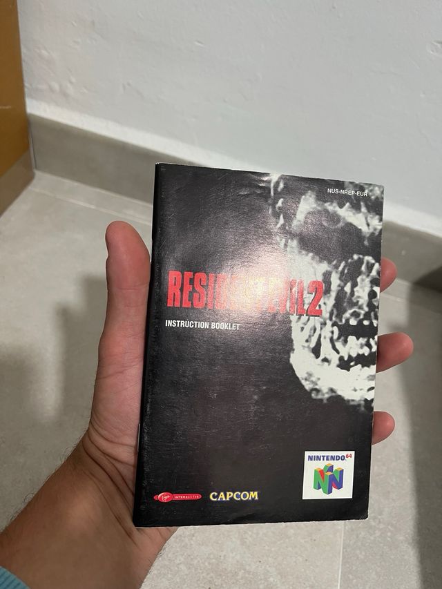 Resident Evil 2 N64 Manuale e Cartuccia