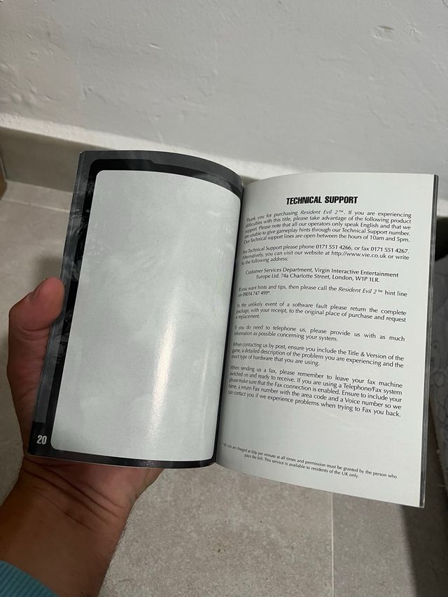 Resident Evil 2 N64 Manuale e Cartuccia