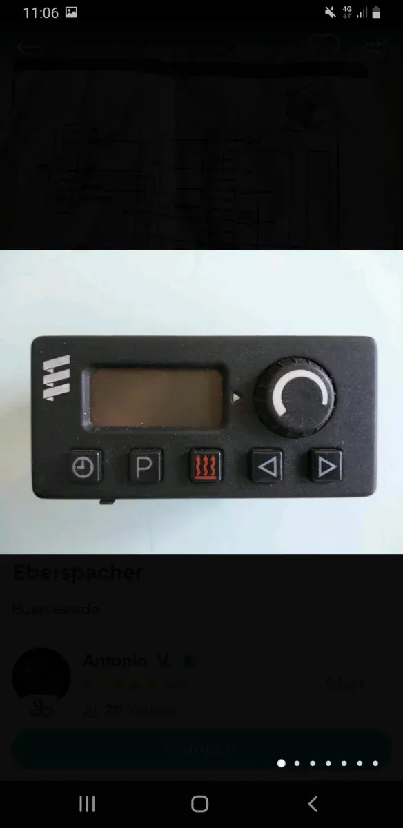 Termostato Eberspacher programable 12V