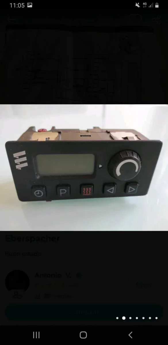 Termostato Eberspacher programable 12V