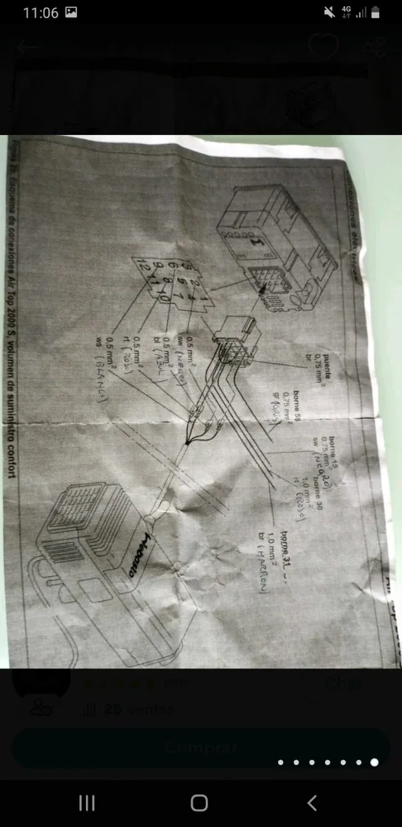 Termostato Eberspacher programable 12V