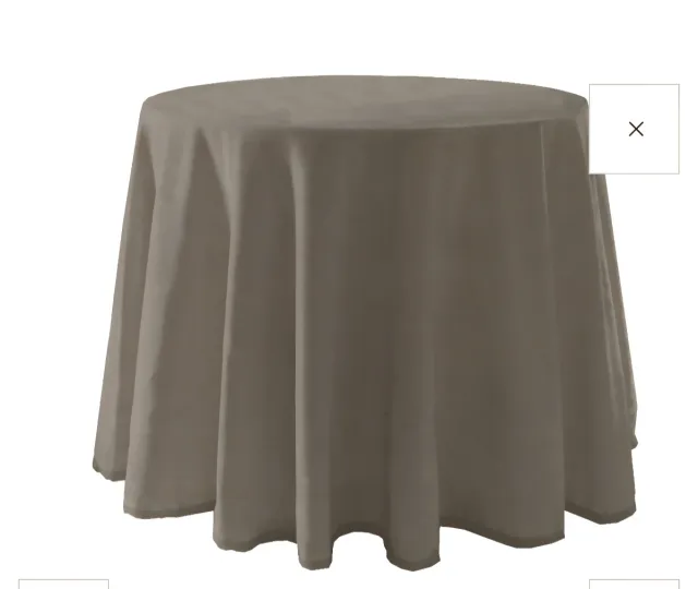 Falda mesa camilla redonda "Pielsa" 70x0