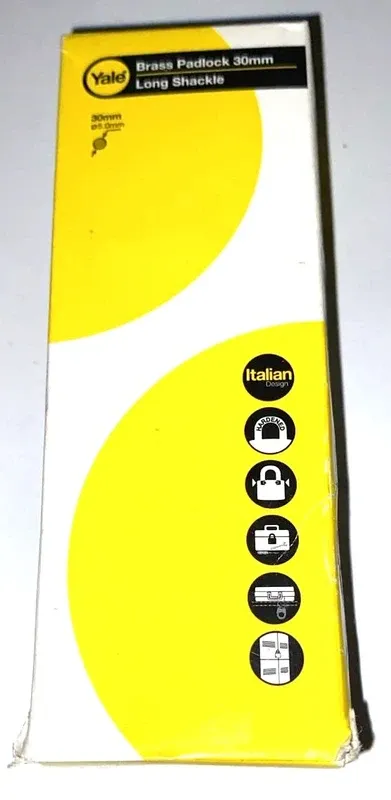 Lucchetto ad arco extra lungo in ottone Y113 Yale