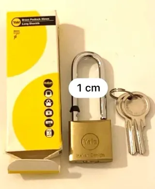 Lucchetto ad arco extra lungo in ottone Y113 Yale