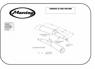 Escapes y tubos conexión Yamaha XJ 650
