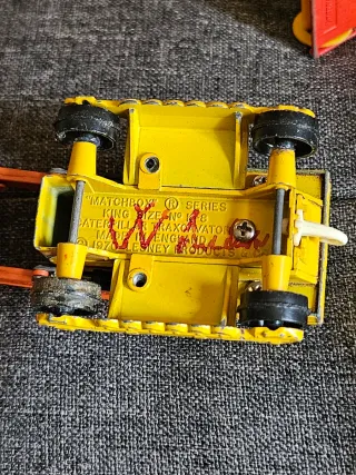 Set 3 modellini veicoli da cantiere Matchbox