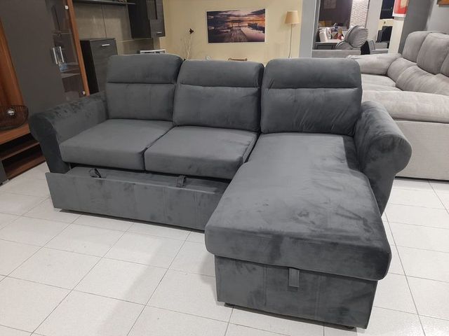 Oferta On Line!! Sofá Cama Chaise longue con arcón