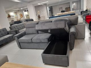 Oferta On Line!! Sofá Cama Chaise longue con arcón