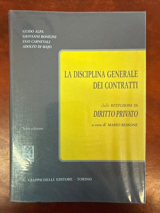 La disciplina generale dei contratti dalle Isti...