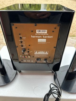 Harman Kardon altavoces 2+subwoofer negro