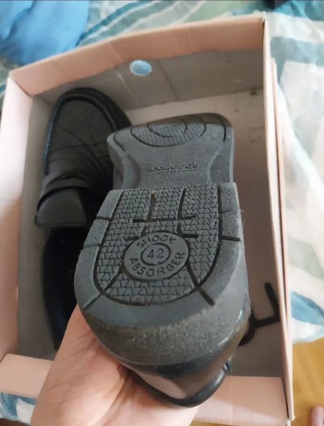 Zapatos cómodos hombre negros