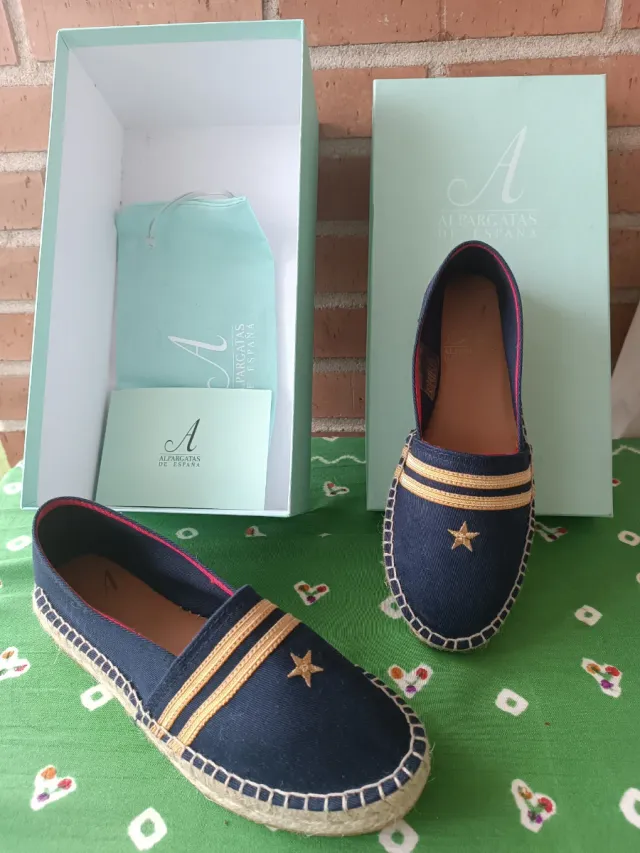 Alpargatas España Artesanas Azul Marino