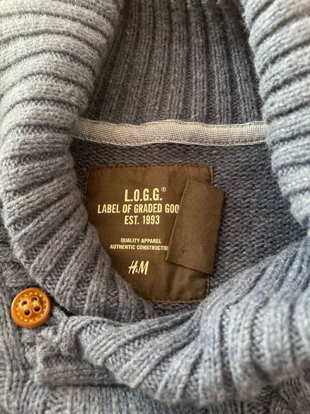 Jersey invierno cuello alto trenzado