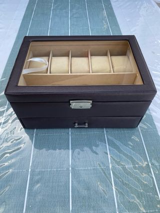 Joyerero Organizador de Relojes Marrón
