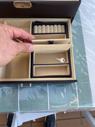 Joyerero Organizador de Relojes Marrón