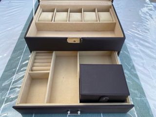 Joyerero Organizador de Relojes Marrón