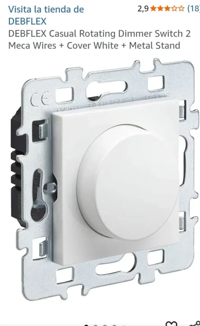 Variador Rotativo 2 Hilos Blanco Brillante