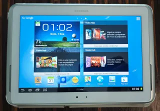 Samsung Galaxy Note 10.1 Tablet Plata/Blanca