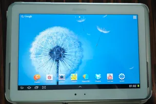 Samsung Galaxy Note 10.1 Tablet Plata/Blanca