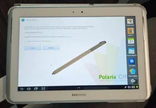 Samsung Galaxy Note 10.1 Tablet Plata/Blanca