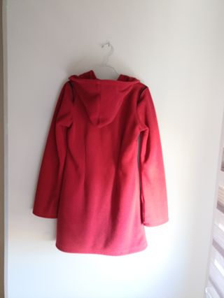 Vestido polar mujer M burdeos