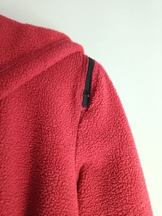 Vestido polar mujer M burdeos