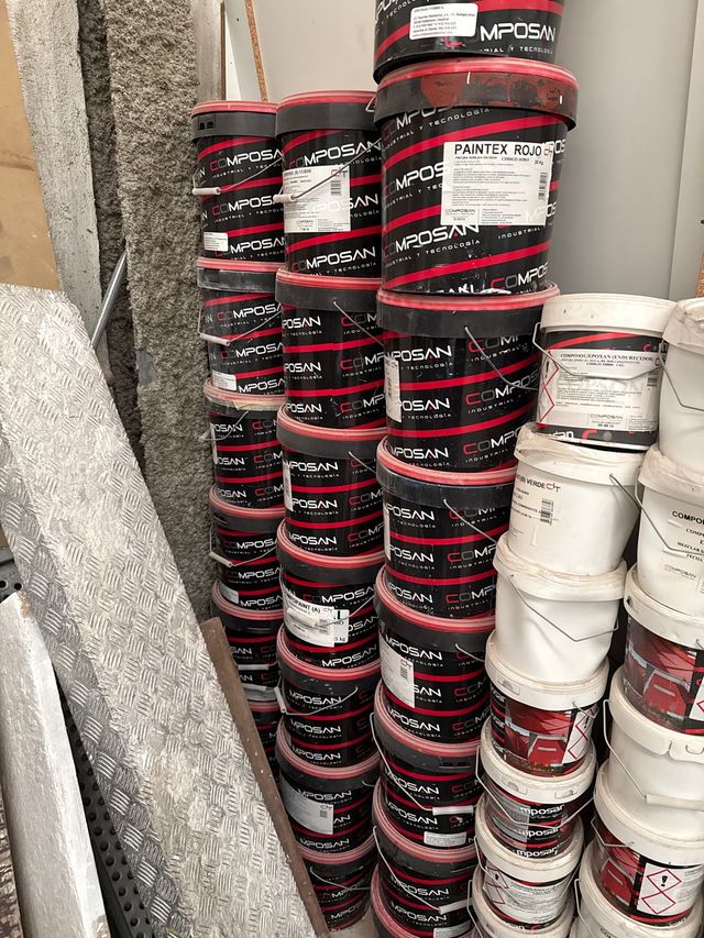 Pintura para suelos: Rojo, Amarillo, Verde