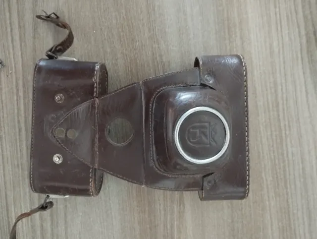 Cámara Agfa Vintage Funda Marrón