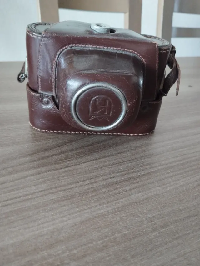 Cámara Agfa Vintage Funda Marrón