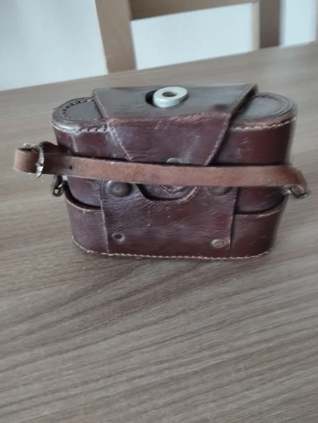 Cámara Agfa Vintage Funda Marrón