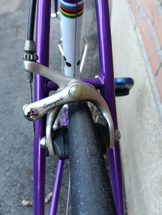 Bicicleta Colnago Morada.