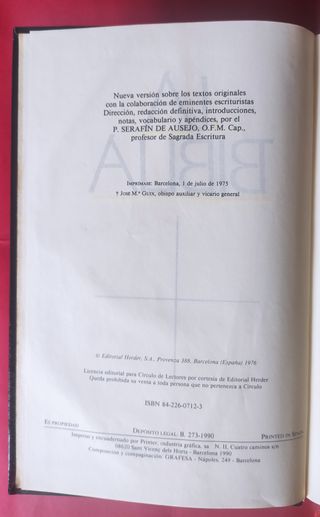 La Biblia (Spanish-Language Catholic Bible publ...