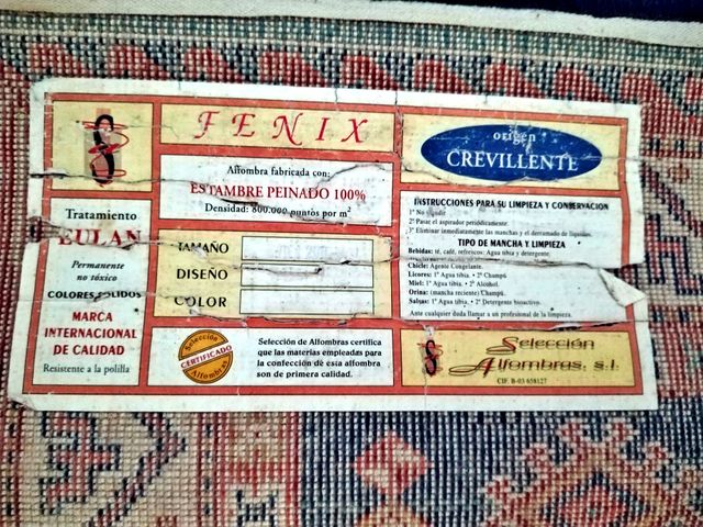 Alfombra Pasillo Vintage Fenix Crevillente
